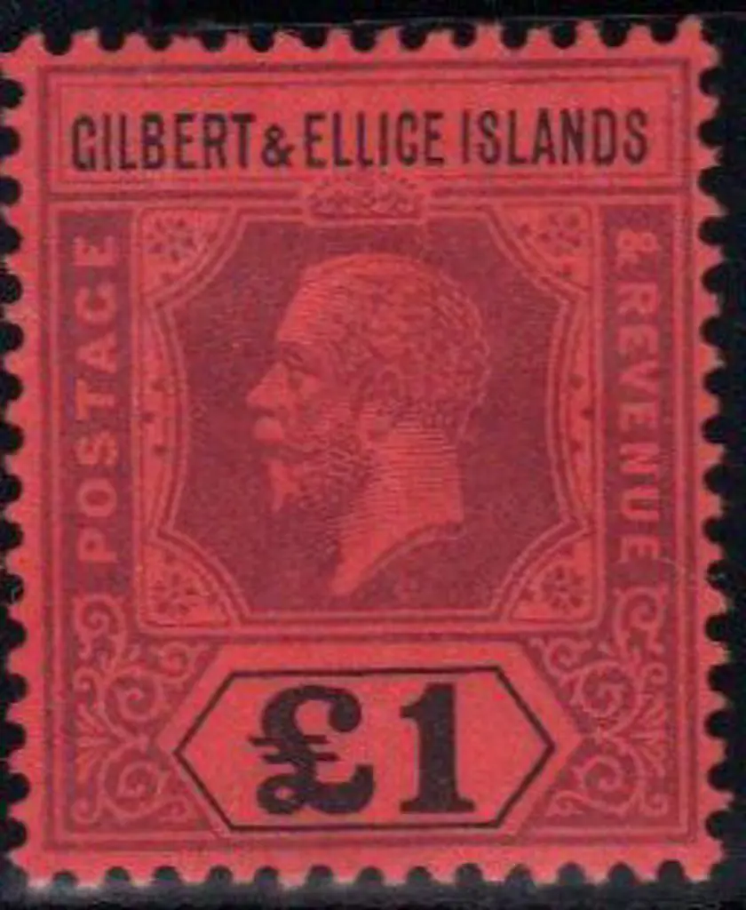 Gilbert & Ellice 1912/24 KGV Defins ½d to £1. ... Image 1++