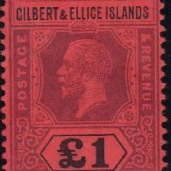 Gilbert & Ellice 1912/24 KGV Defins ½d to £1. ...