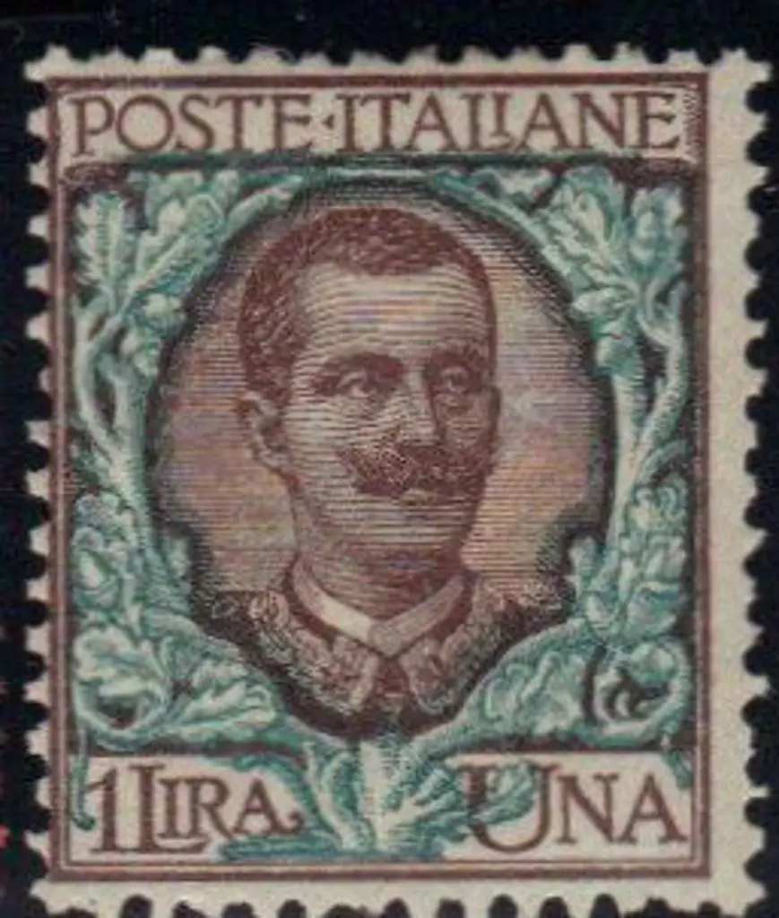Italy 1901 Laureated Design set to 1L. Fresh MLH. ... Image 1++