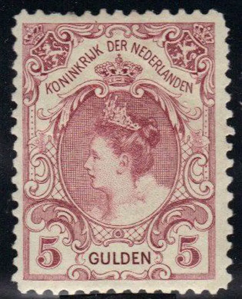 Netherlands 1898 5g lake perf. 11½x11 MLH. Couple ... Image 1++