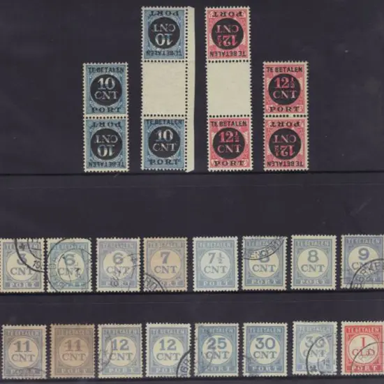Netherlands 1921/38 "CNT" set to 1 GLD plus extra ...