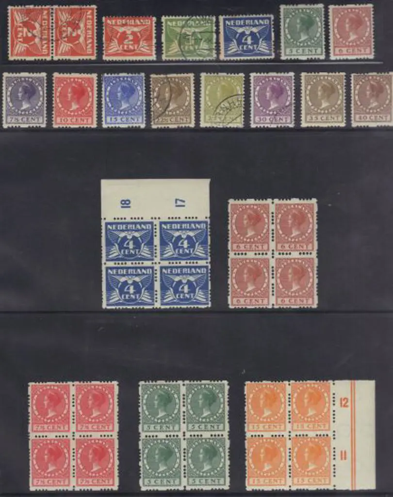 Netherlands 1926/27 Interrupted perfs on 2 sides, ... Image 1++