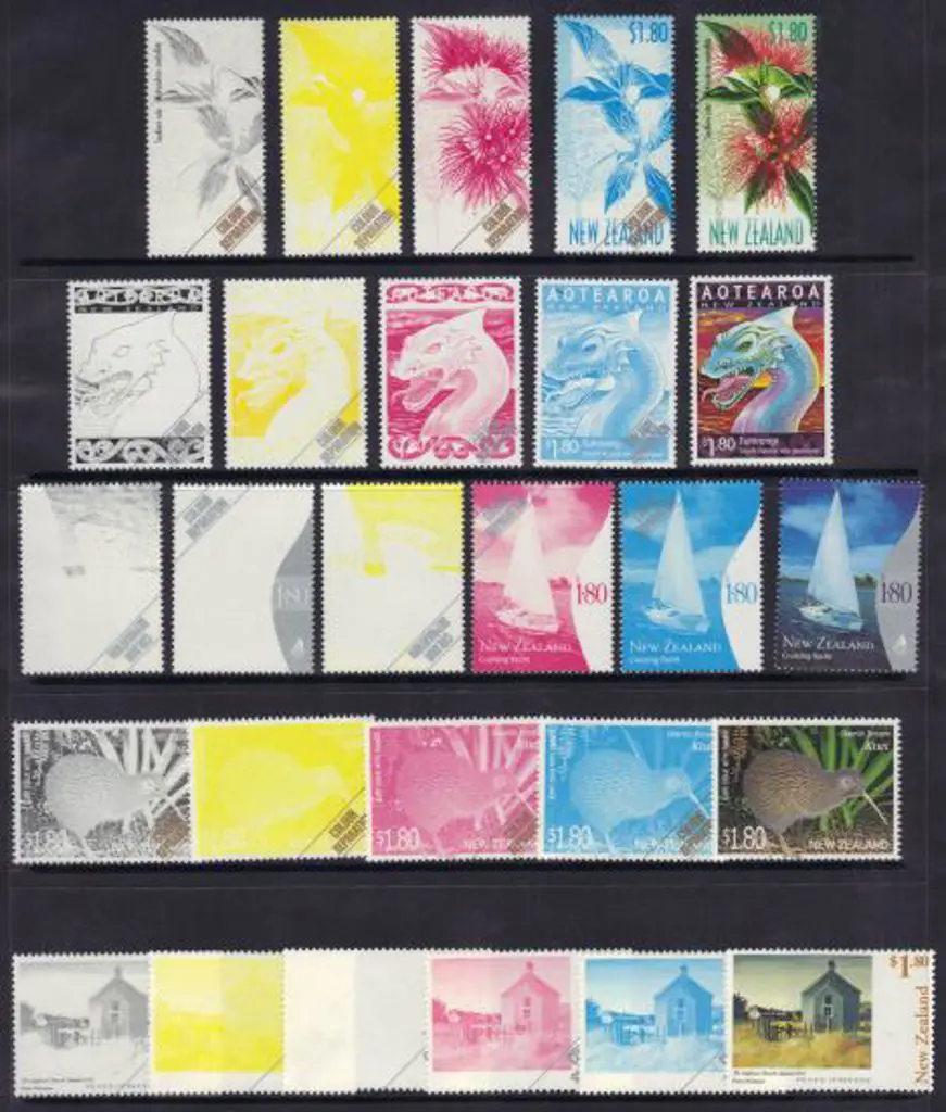 New Zealand 1994-2006 Colour Seperation sets from ... Image 1++
