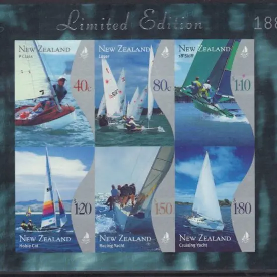 New Zealand 1999 Yachting Imperforate Limited ...