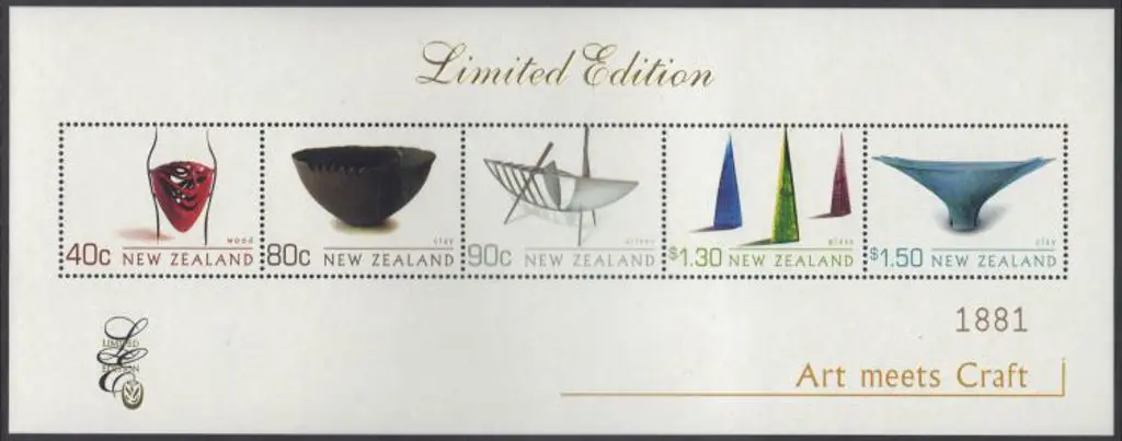 New Zealand 2002 Art Meets Craft Limited Edition ... Image 1++