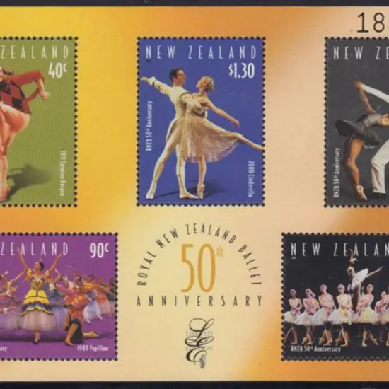 New Zealand 2003 Ballet Limited Edition M/S. No. ...