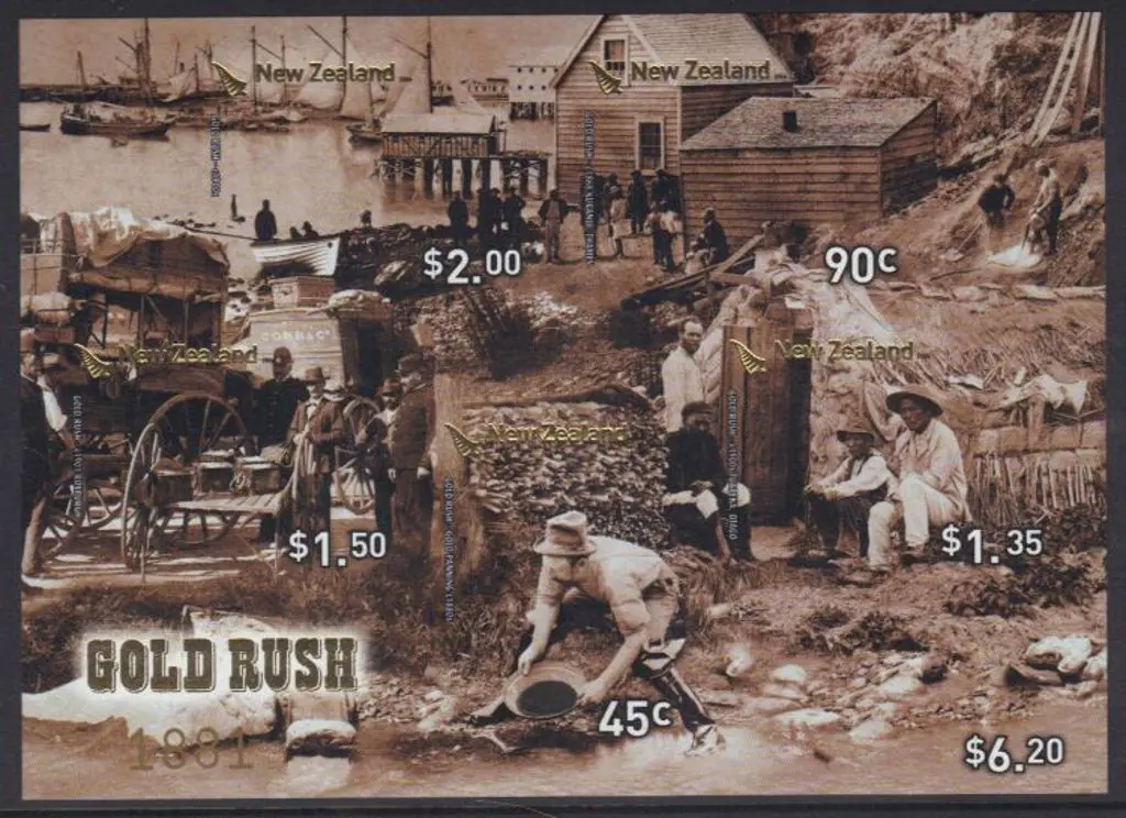 New Zealand 2006 Gold Rush imperforate Limited ... Image 1++