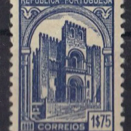Portugal 1935/41 le 75 Combra Cathedral. Fine MLH ...