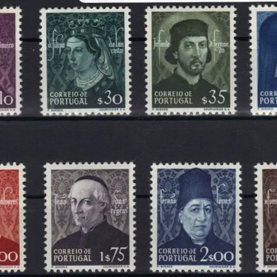 Portugal 1949 Portraits. MLH but tiny hinge thin ...
