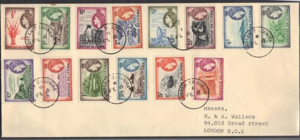 Tristan da Cunha 1953  (6th Feb) QEII pictorials ... Image 1++