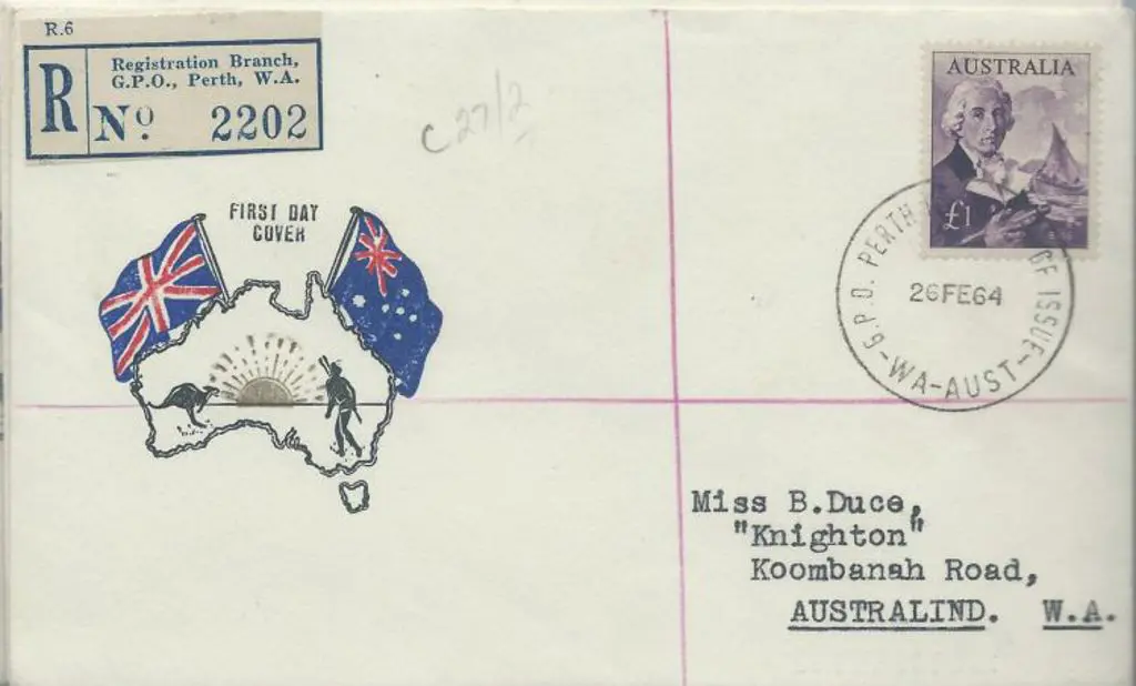 First Day Covers 1958-1964 Challis typed addressed ... Image 1++