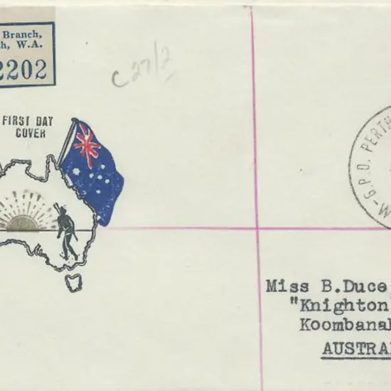 First Day Covers 1958-1964 Challis typed addressed ...