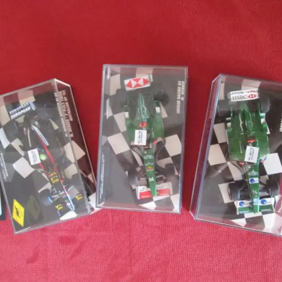 Mark Webber 1/43 Minichamps models for his 2002, ...
