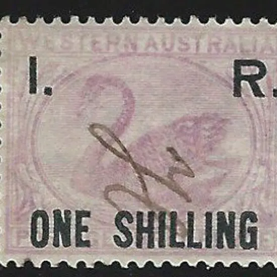 1881 1/- on 3d lilac, CrCC wmk, perf. 14, with ...