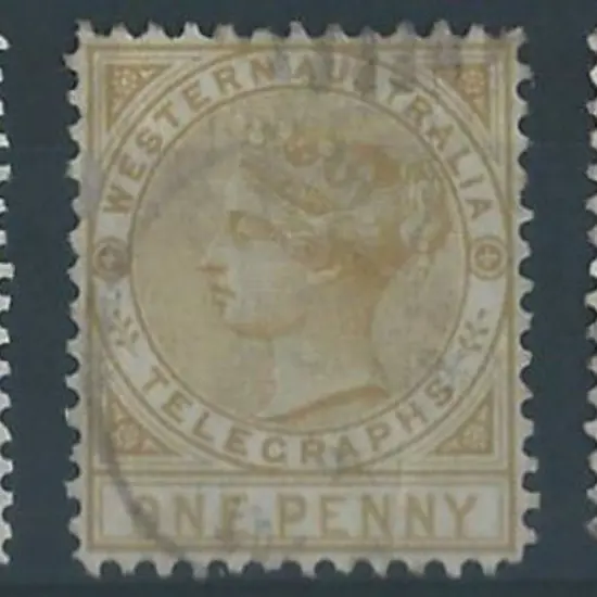 1886 1d bistre & 6d violet perf. 14 & 1d bistre, ...