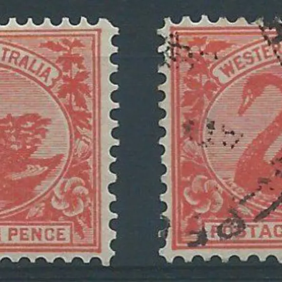 1903 10d red, V & Crown wmk. Mint & used examples. ...
