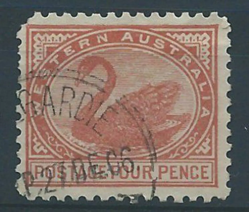 1902 4d chestnut. V/Crown wmk, perf 11. F/U with ... Image 1++