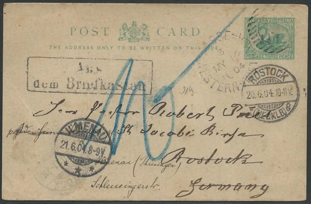 1904 (14th May) Postal stationery postcard PC3 ... Image 1++