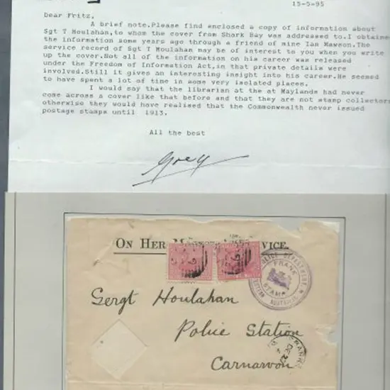 1904 OHMS cover with Police Dept. Frank Stamp ...