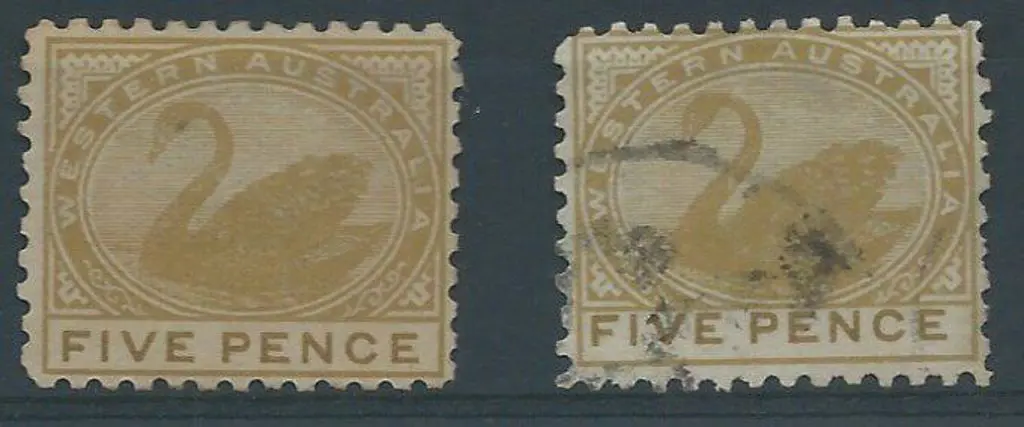 1905 5d bistre V/Crown sideways wmk, perf 11. Mint ... Image 1++