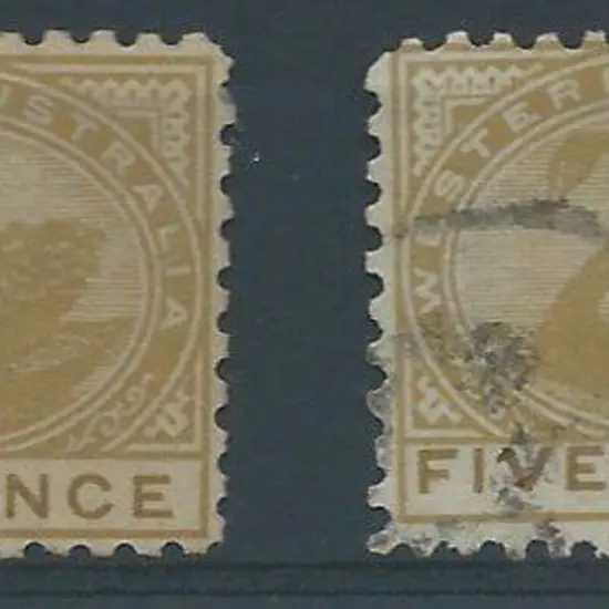 1905 5d bistre V/Crown sideways wmk, perf 11. Mint ...