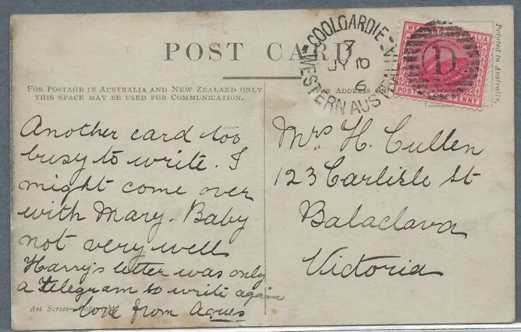 1906 (10th July) Colour postcard of "Station Life ... Image 1++