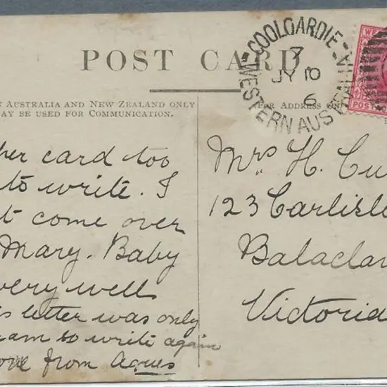 1906 (10th July) Colour postcard of "Station Life ...