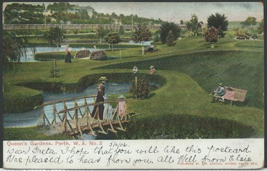 1906 Austral Stores coloured postcard showing ... Image 1++