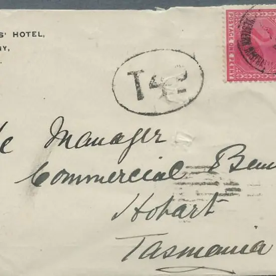 1907 (2nd Oct) 1d red swan pair on "Freemasons ...