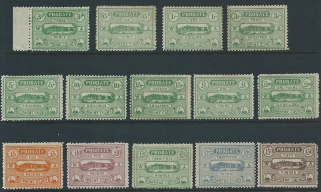 1907/22 Supreme Court Probate range of 14 to £50 ... Image 1++