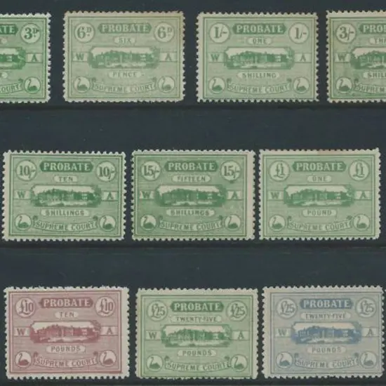1907/22 Supreme Court Probate range of 14 to £50 ...