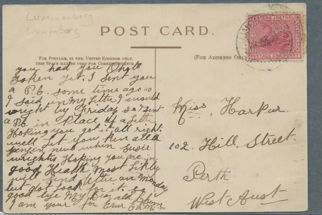 1909 (23rd Jan) "May all Your Fun be a regular ... Image 1++