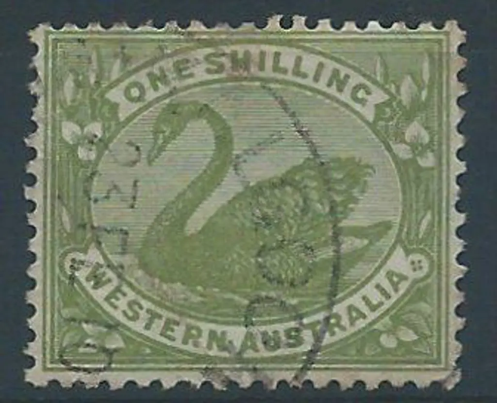 1910 1/- green, perf. 14 with WcrownA wmk ... Image 1++