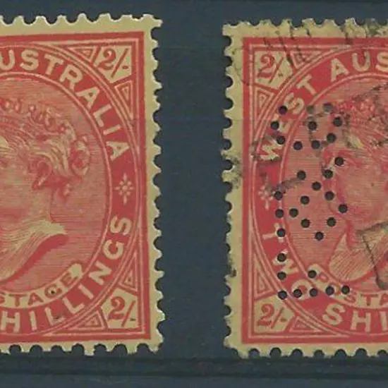 1911 2/- bright brown-red on yellow. Upright wmks. ...