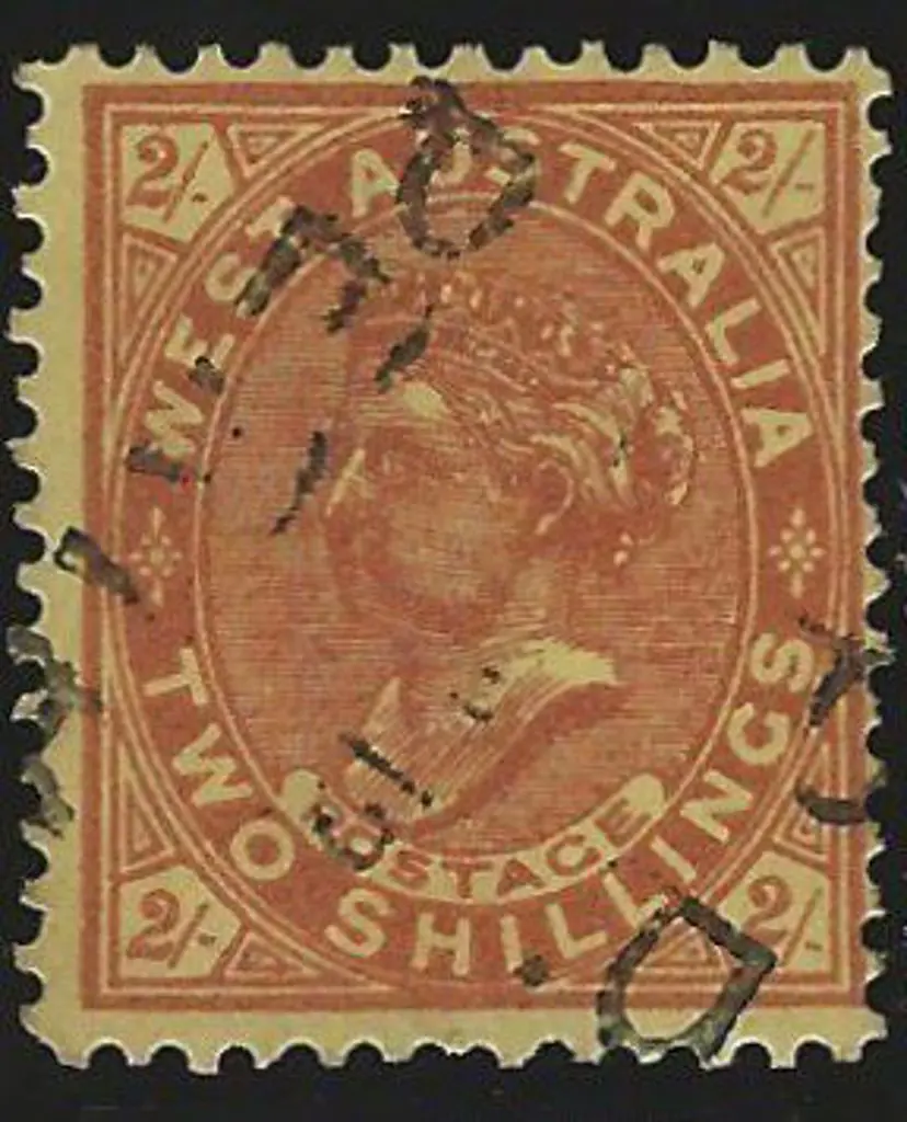 1911 2/- brown/yellow with upright wmk. MLH & F/U ... Image 1++