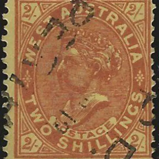 1911 2/- brown/yellow with upright wmk. MLH & F/U ...