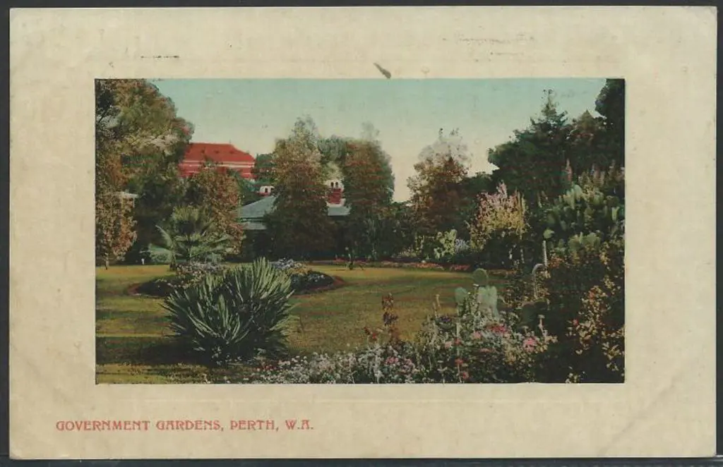1921 (3rd May) 1½d brown KGV on WA colour ppc ... Image 1++