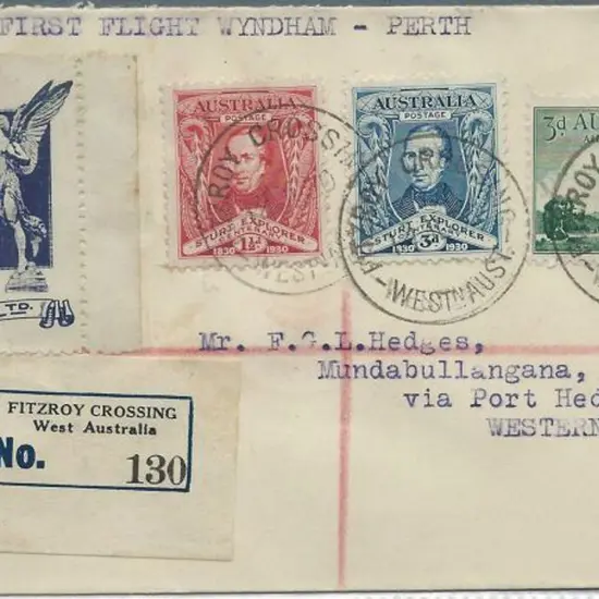 1930 (14th July) Intermediate First Flight pmkd ...
