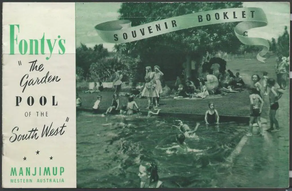 1953 Fonty's Pool Manjimup souvenir booklet. 4th ... Image 1++