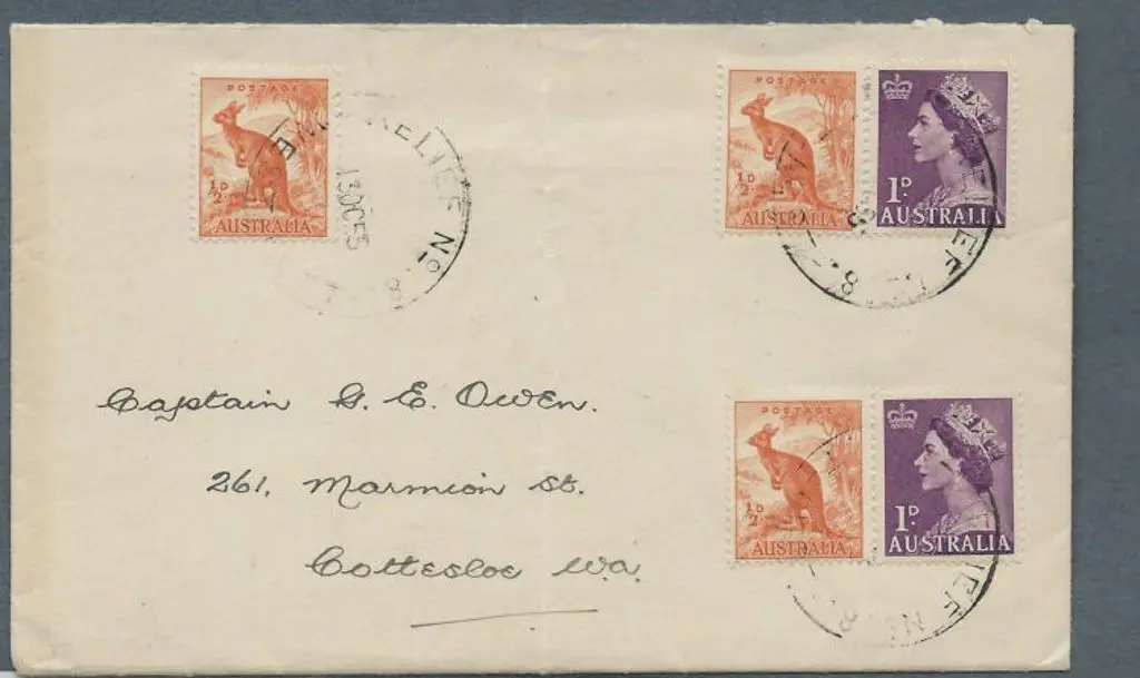1955 (13th Oct) Relief No 8 used at Siesta Park ... Image 1++