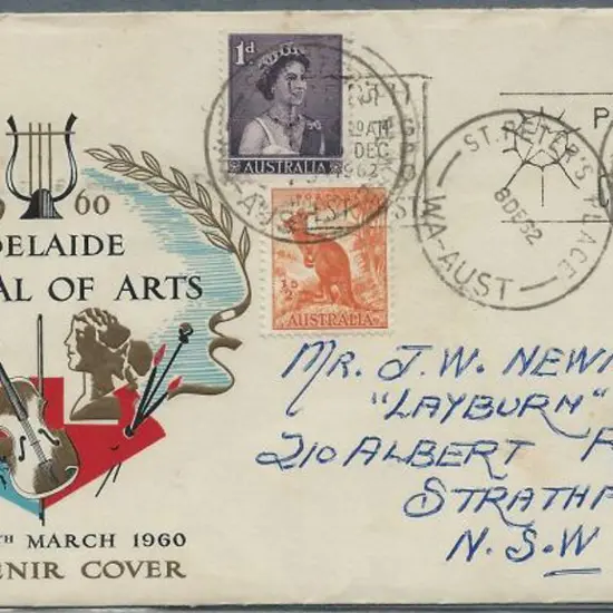 1962 (8th Dec) WCS souvenir cover St Peter's ...