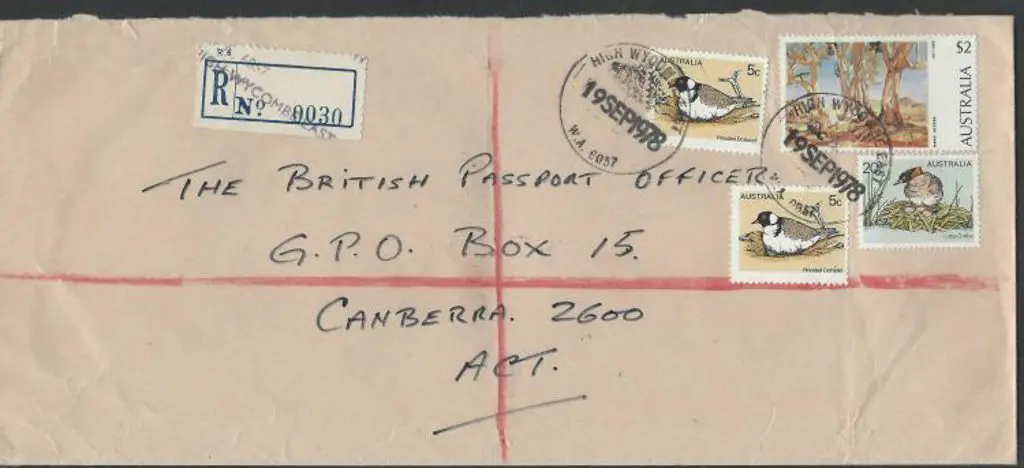 1978 (19 Sept) Registered letter High Wycombe East ... Image 1++