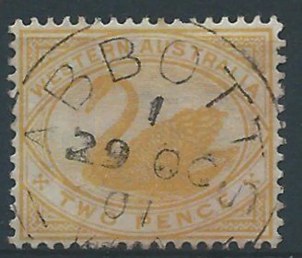 Abbots 3b 80% strike dated 29th Oct 1901 on 2d ... Image 1++