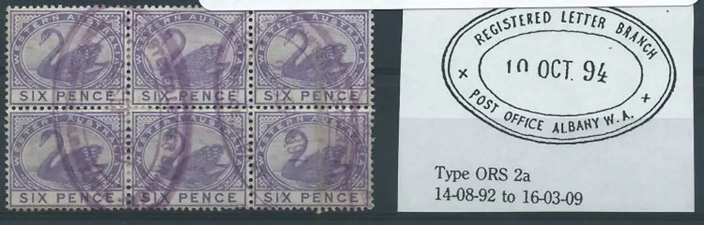 Albany Post Office Registered Letter Branch ORS 2a ... Image 1++