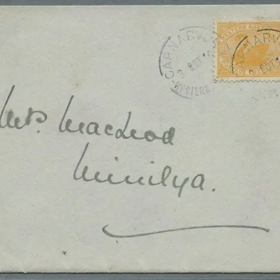 Carnarvon A25a for 9th Oct 1910. Two strikes tying ...