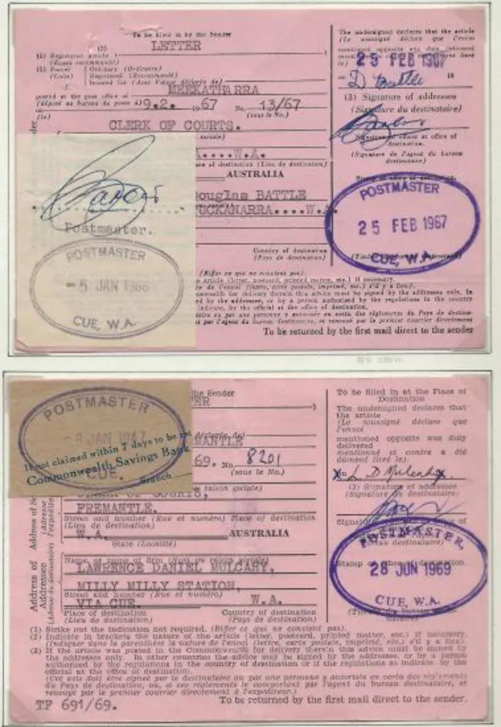 Cue 1947 & 1969 Two pieces & two AR cards each ... Image 1++