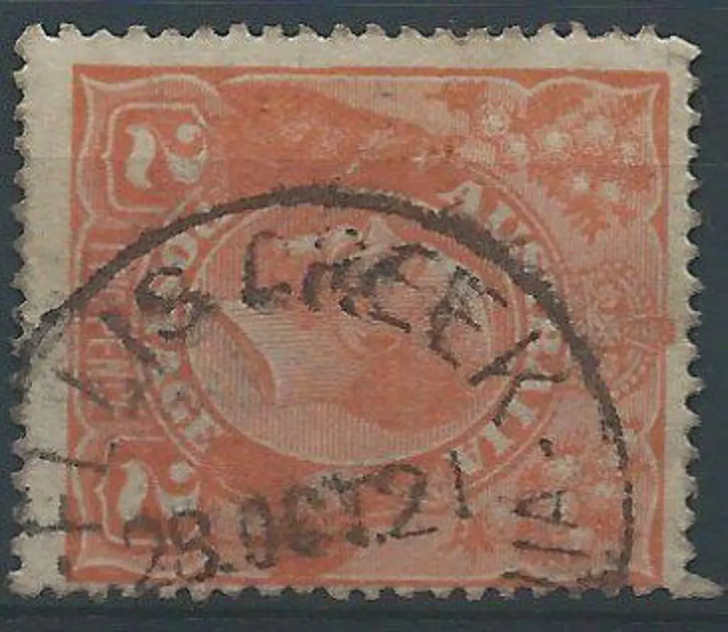 Ellis Creek D28 dated 28th Oct 1912 on 2d orange ... Image 1++