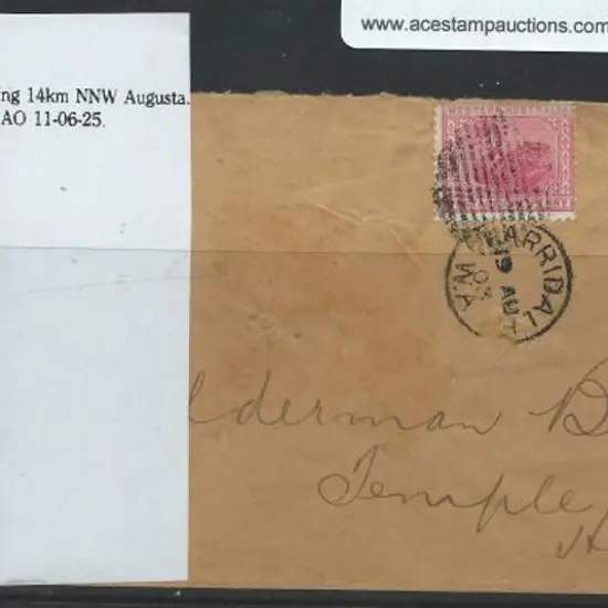 Karridale 3b-a dated 19th Aug 1903 in combination ...