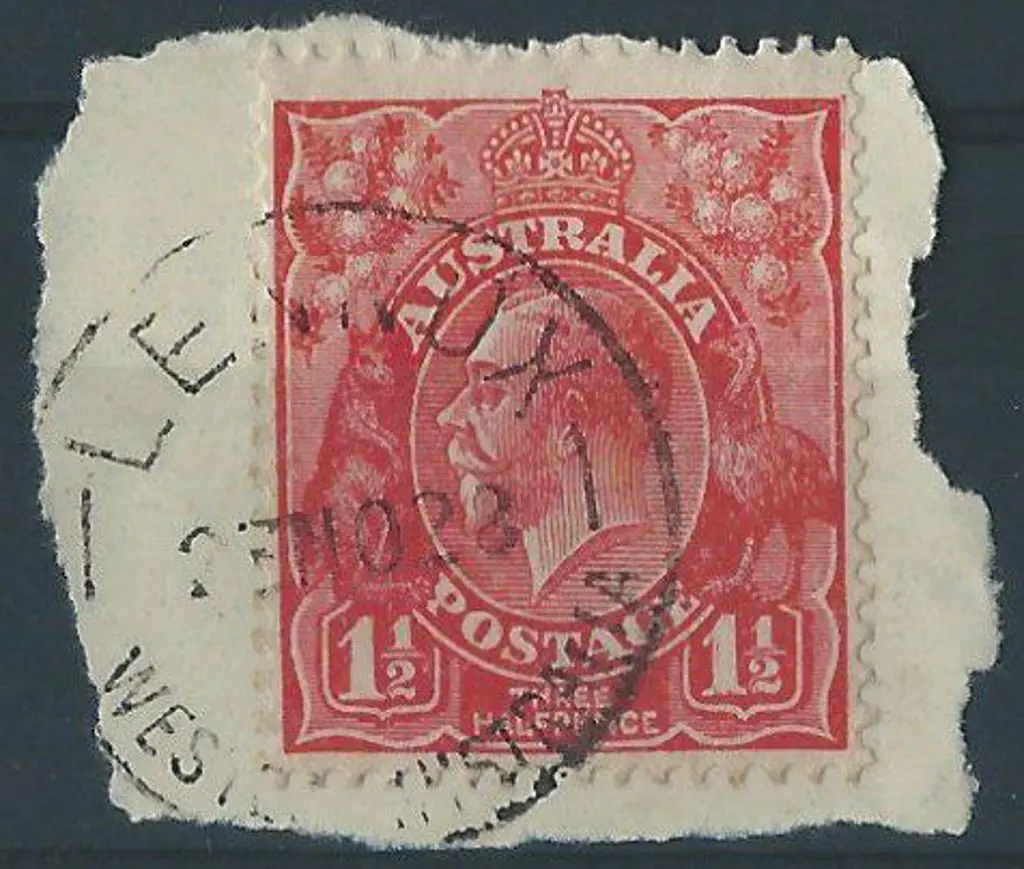 Lennox A26 90% strike on 1½d red KGV for 23 Nov ... Image 1++