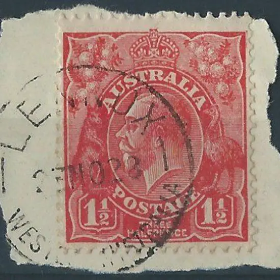 Lennox A26 90% strike on 1½d red KGV for 23 Nov ...